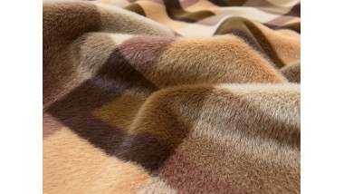 Пальтовая ткань Mirofox коллекции SCOTLAND, с основой под велюр / цвет базы - Mustang