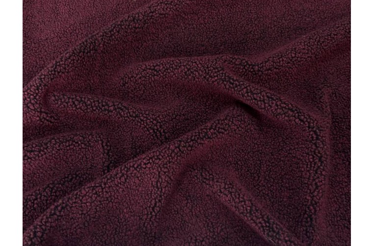 Толстовочная ткань Mirofox коллекции CLOUD  LOW / цвет - Burgundy
