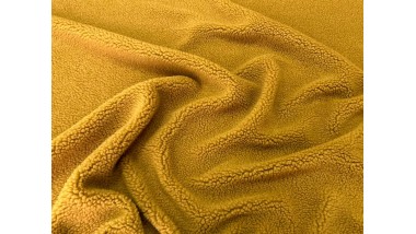 Толстовочная ткань Mirofox коллекции CLOUD  LOW / цвет -  Горчичный