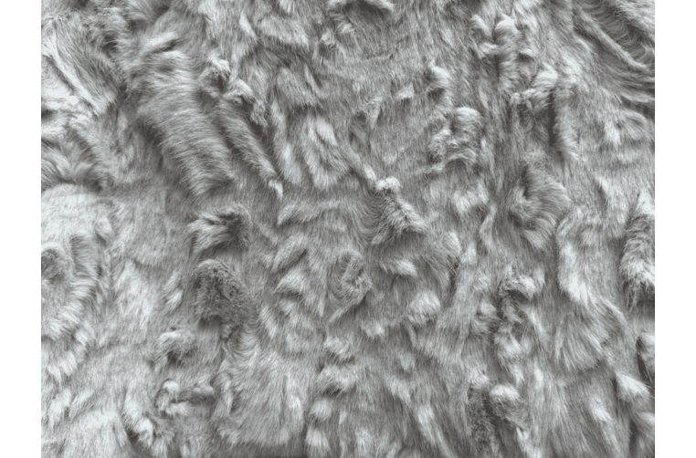 Искусственный мех MIROFOX под нубийскую козочку / Коллекция — Rancho / Цвет — Лунный камень