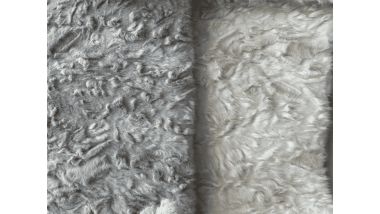 Искусственный мех MIROFOX под нубийскую козочку / Коллекция — Rancho / Цвет — Лунный камень