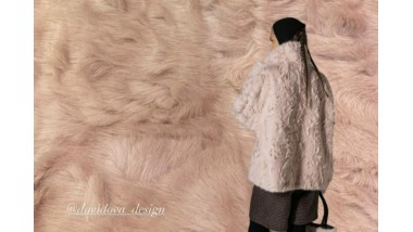 Искусственный мех MIROFOX под нубийскую козочку / коллекция ALPEN / цвет — Coral Sand (Коралловый песок) Искусственный мех MIROFOX под нубийскую козочку / коллекция ALPEN / цвет — Coral Sand (Коралловый песок)