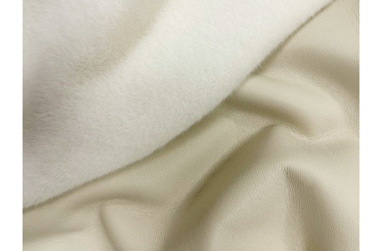 Дубленка Mirofox коллекции Canada Prime / Pool Up - Latte / цвет - Жемчужный белый