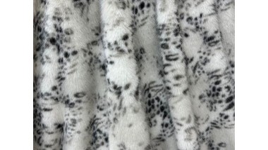 Искусственный мех MIROFOX / коллекция EKZO / цвет — Frosted Leopard (Снежный барс)