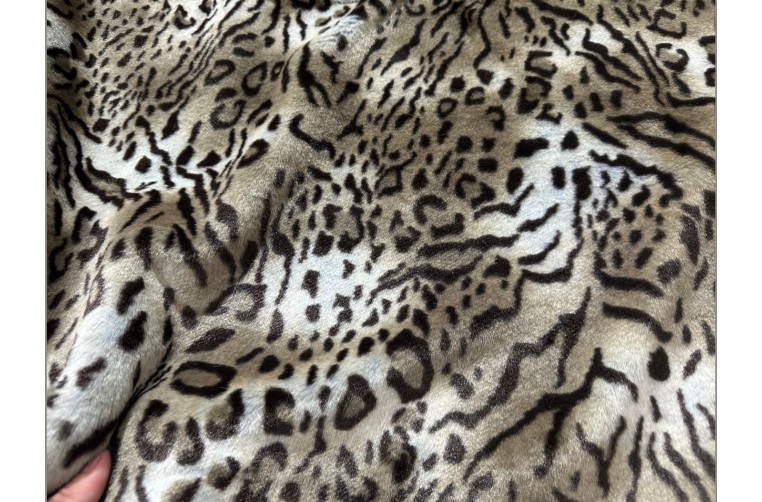 Искусственный мех MIROFOX / коллекция EKZO / цвет — Marble Ocelot
