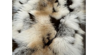 Экомех MIROFOX / коллекция FOXY / Арктический мраморный лис / цвет — Мрамор-фрост