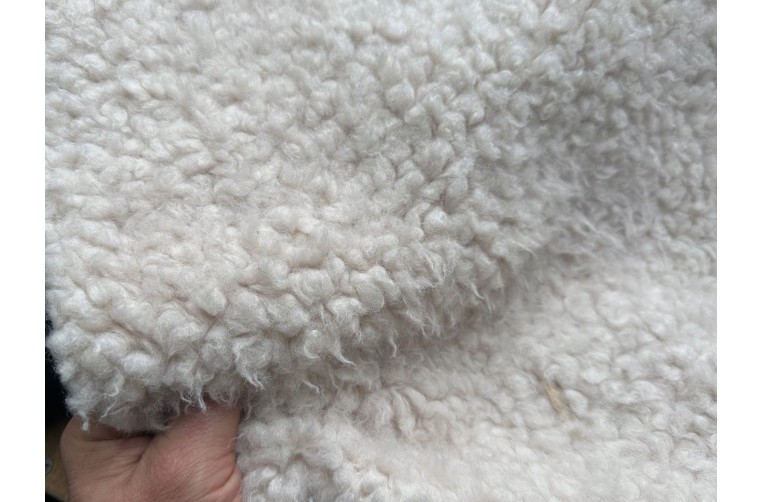 Экомех Mirofox коллекции  ALPEN / под мех  - Шевиот / цвет - Паф Ми