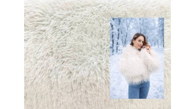 Экомех Mirofox коллекции Yaki / Шелковый Як / цвет - White Crystal