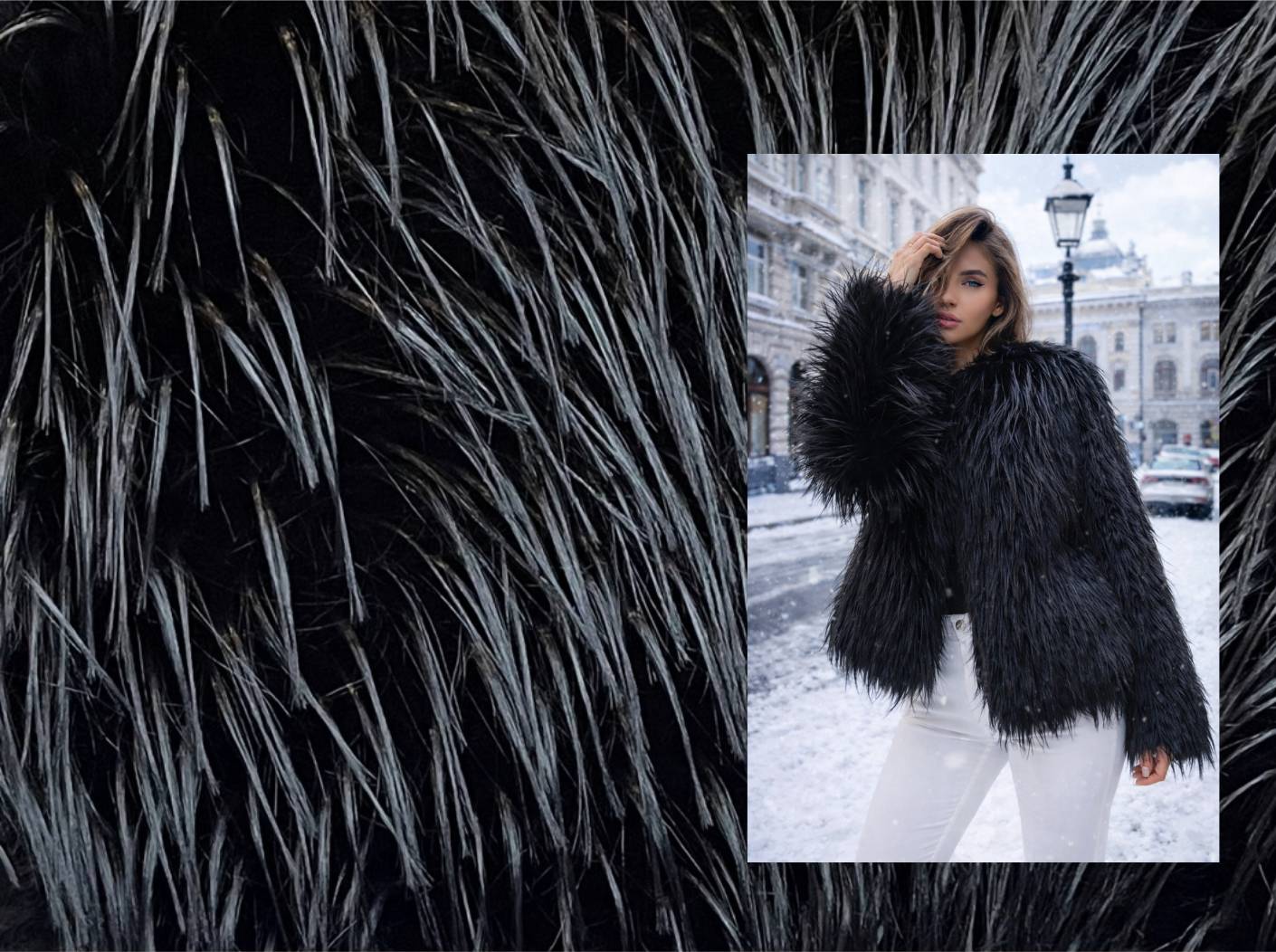 Экомех Mirofox коллекции Yaki / Шелковый Як / цвет - Black Onyx Экомех Mirofox коллекции Yaki / Шелковый Як / цвет - Black Onyx