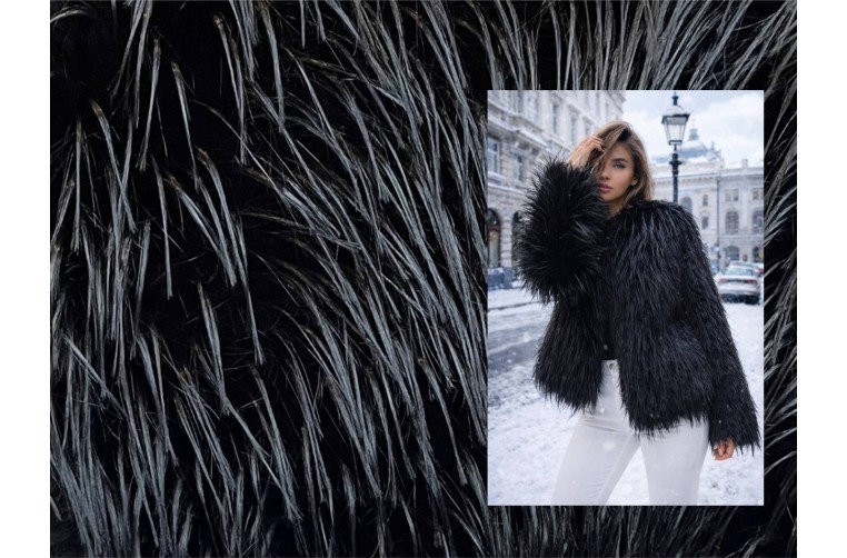 Экомех Mirofox коллекции Yaki / Шелковый Як / цвет - Black Onyx