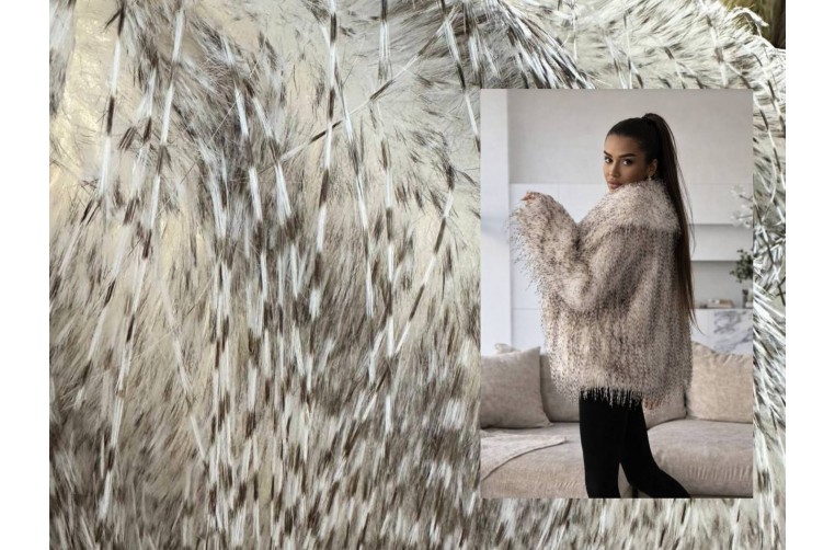 Искусственный мех MIROFOX  / коллекция EKZO / Цвет — Алмазный фазан