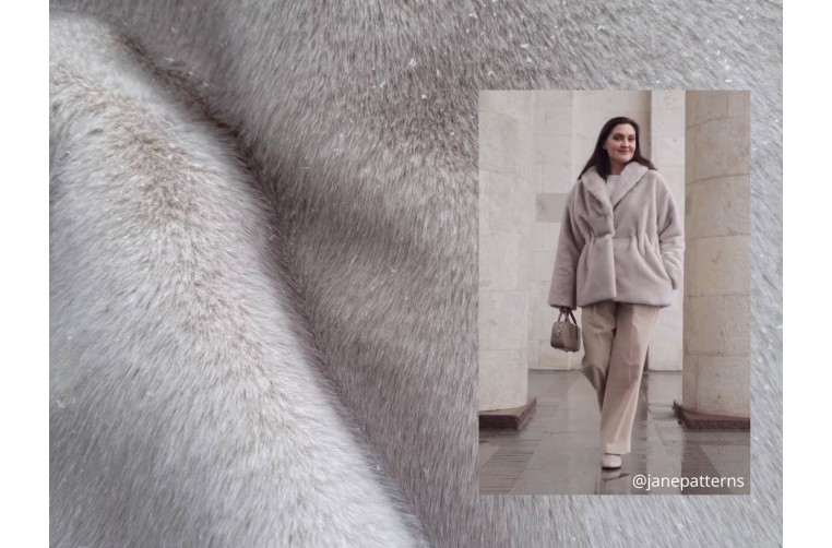 Искусственный мех MIROFOX под норку/ коллекция CANADA RENEWAL / Цвет — Quartz Sand Искусственный мех MIROFOX под норку/ коллекция CANADA RENEWAL / Цвет — Quartz Sand