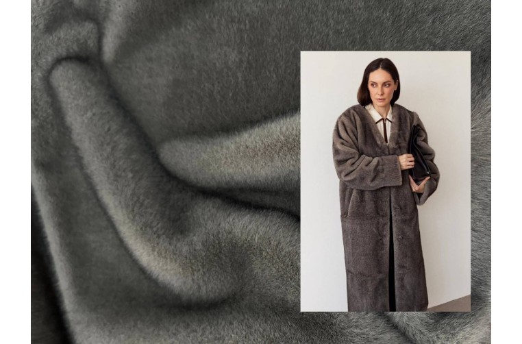 Экомех MIROFOX под полярную норку / Коллекция - Polar / цвет - Рейкьявик