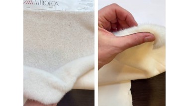 Искусственный мех MIROFOX под норку / коллекция CANADA RENEWAL / Цвет — French Vanilla