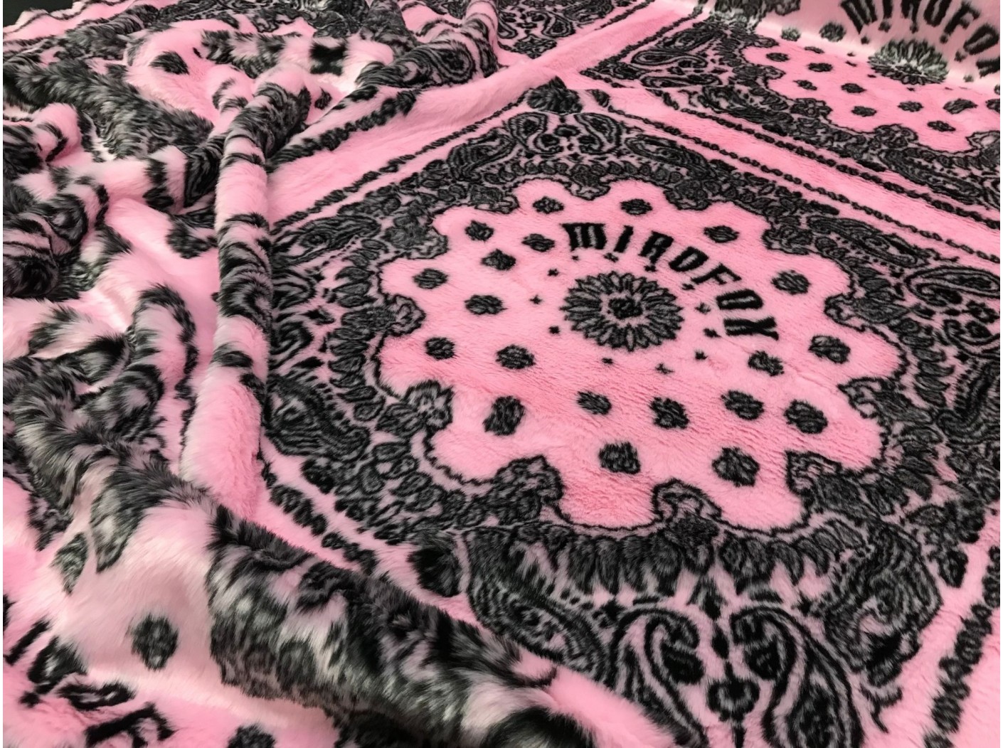 Экомех MIROFOX коллекции Bandana / цвет - Холодно-розовый