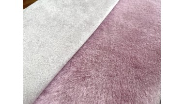 Пальтовая ткань Mirofox коллекции CAMEL с основой под велюр / цвет - Лавандовый микс
