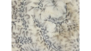 Эко-мех Mirofox коллекции EKZО / Milk Jaguar / цвет - молочно-серый