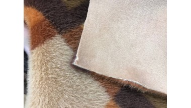 Пальтовая ткань Mirofox коллекции SCOTLAND, с основой под велюр / цвет - Саванна