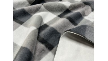 Пальтовая ткань Mirofox коллекции SCOTLAND, с основой под велюр / цвет базы - 50 Gray